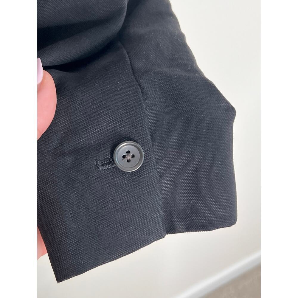 Everlane Long Sleeve Notch Lapel Single Breasted The Easy Blazer Black Women's 4 - Picture 6 of 8
